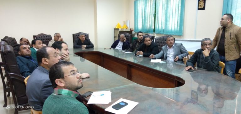 ورشة التدريب علي التصحيح الاليكتروني بحضور السيد الاستاذ الدكتور / صفا محمود السيد نائب رئيس الجامعة لشئون التعليم والطلاب والسيد الاستاذ الدكتور / ممدوح صادق الرشيدي عميد الكلية